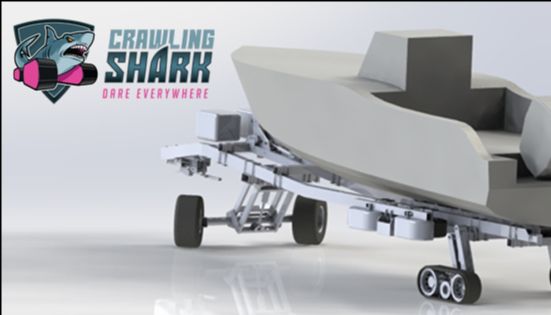 Remorque porte-bateau Crawling Shark