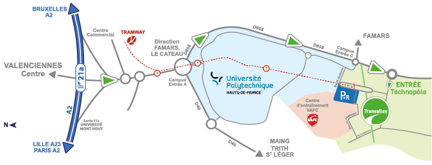 Access map to Transalley